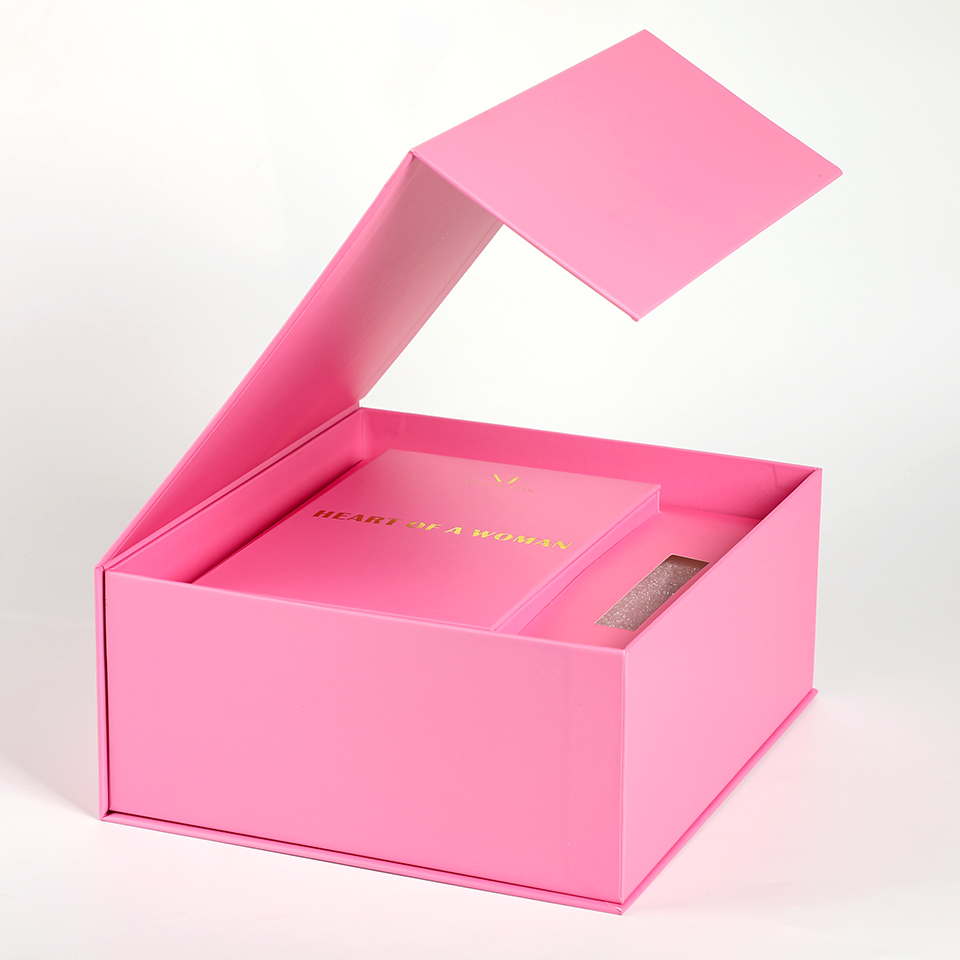 맞춤형 고급 핑크 종이 폼 내장 자석 개폐 스킨케어 향 - Luxury Skincare Gift Box 리뷰 및 가격