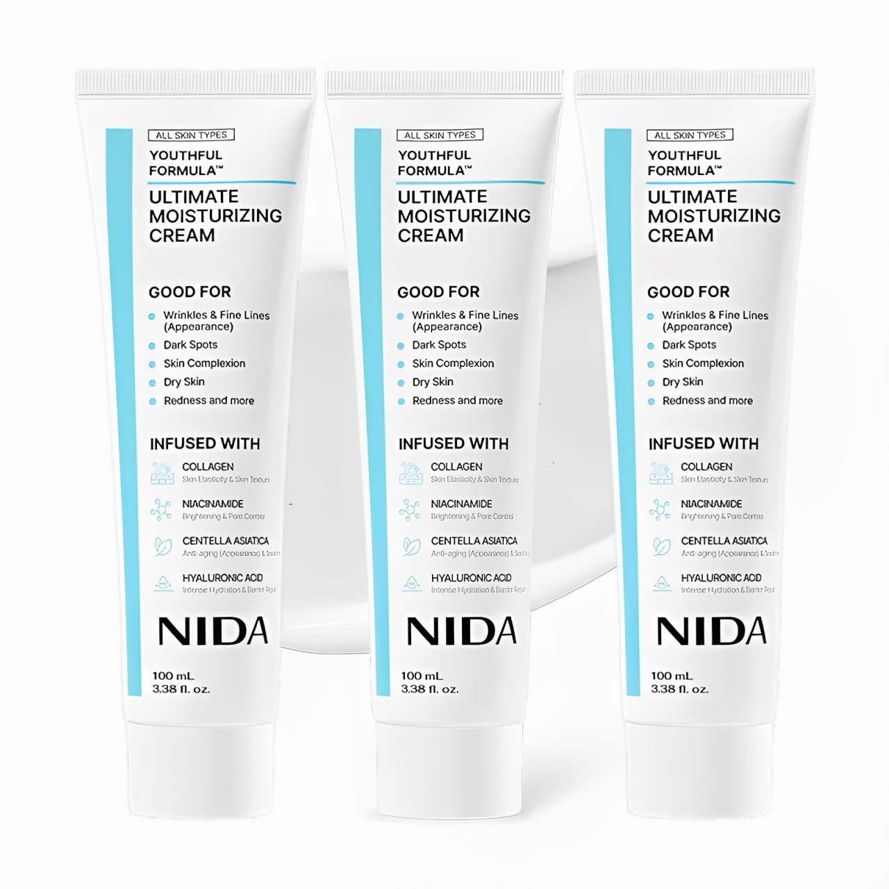 니다 모이스처라이징 페이스 크림 콜라겐 히알루론산 페이 - Luxury Skincare Korea 리뷰 및 가격