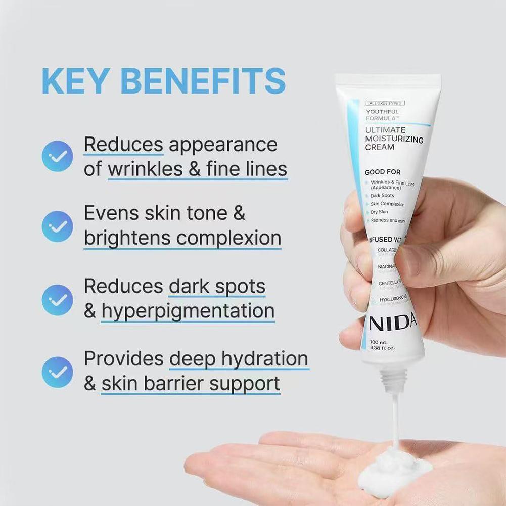 니다 모이스처라이징 페이스 크림 콜라겐 히알루론산 페이 - Luxury Skincare Korea 리뷰 및 가격
