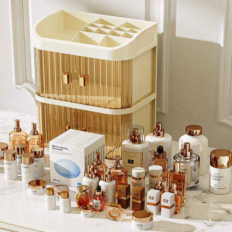 화장품 보관함, 데스크탑 메이크업 정리함, 방진 럭셔리 - High Luxury Skincare 리뷰 및 가격
