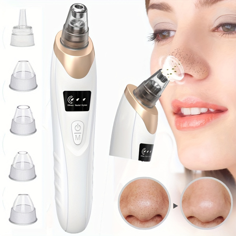 블랙헤드 리무버 모공 진공 - 5 흡입 - 성인용 여드 - Luxury Skincare Acne 리뷰 및 가격