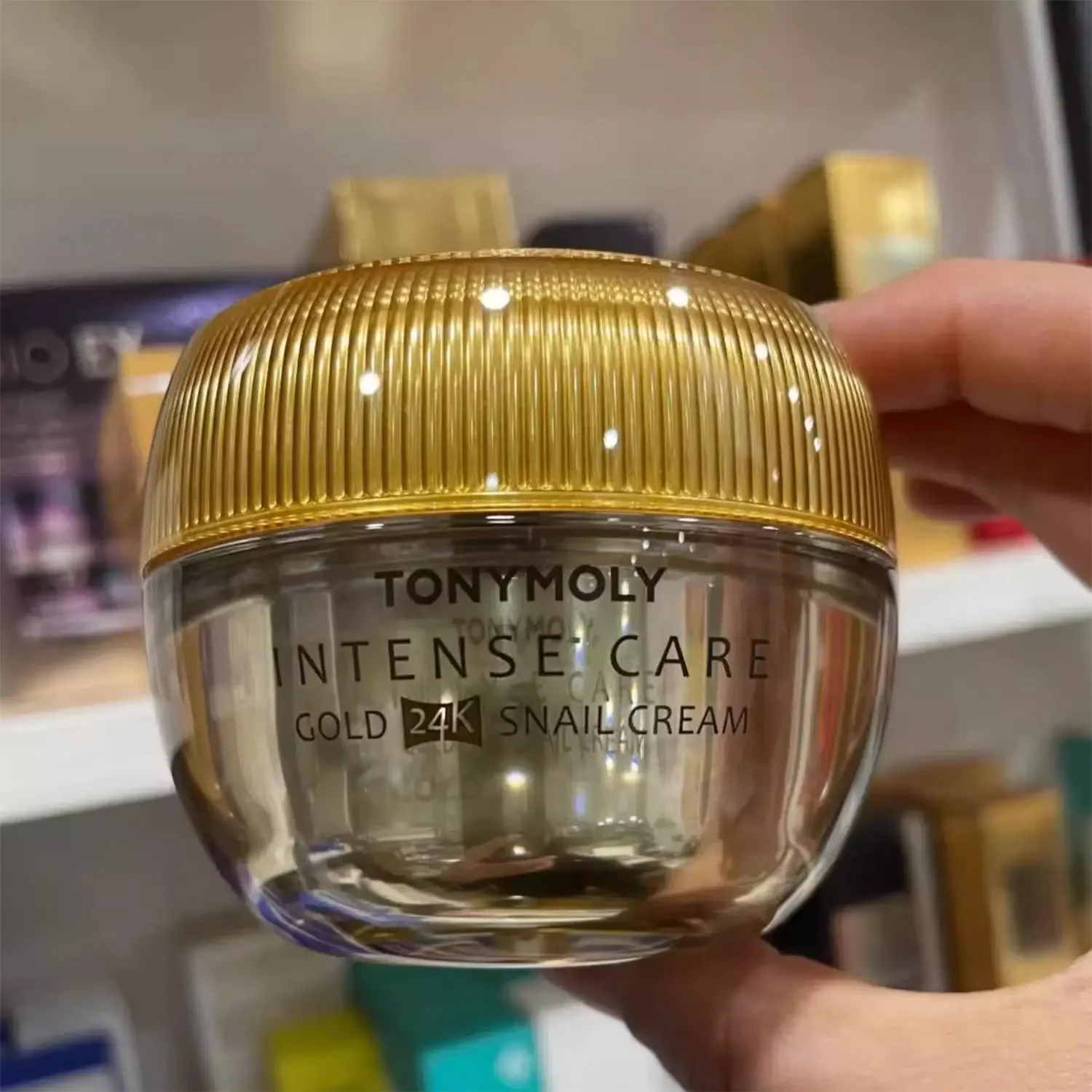 한국 스킨 케어 토니몰리 골드 스네일 페이스 크림, 화 - Luxury Skincare Korea 리뷰 및 가격