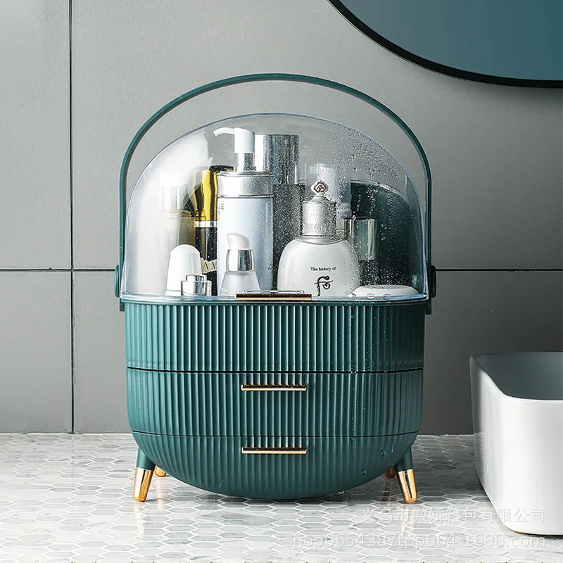고급 대용량 화장품 보관함 방수 방진 욕실 데스크탑 뷰 - Luxury Skincare Europe 리뷰 및 가격