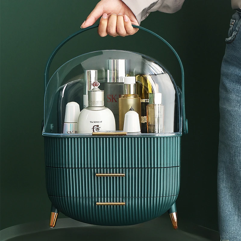 고급 대용량 화장품 보관함 방수 방진 욕실 데스크탑 뷰 - Luxury Skincare Europe 리뷰 및 가격