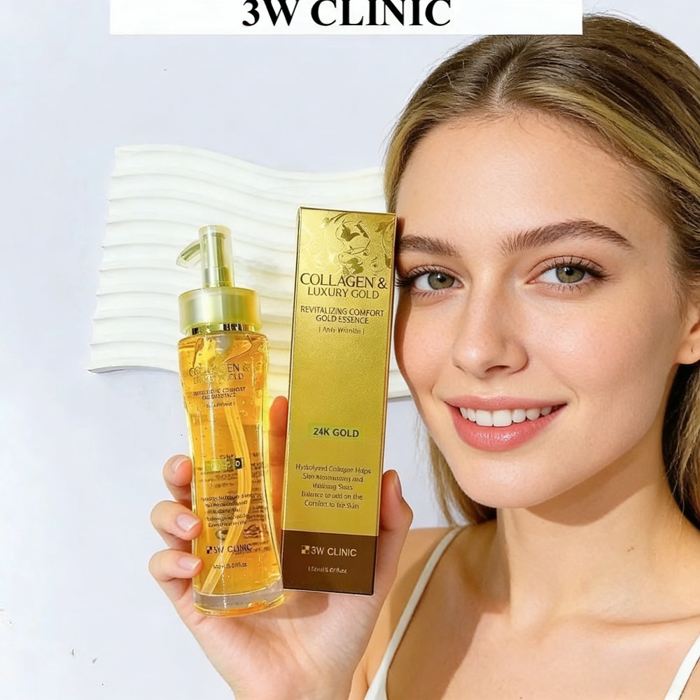 3WCLINIC 콜라겐 & 럭셔리 골드 24K 골드 에 - Luxury Skincare Korea 리뷰 및 가격